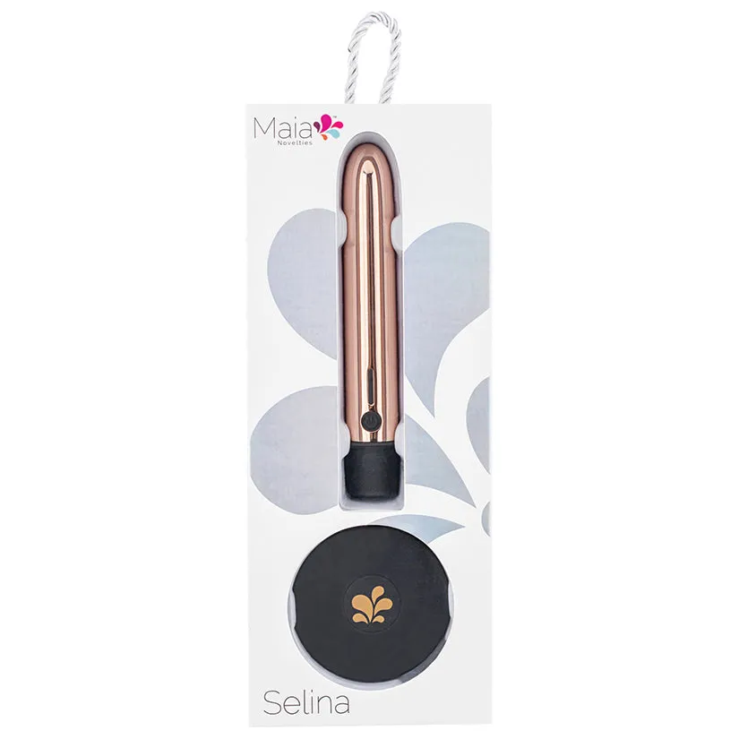 Maia Selina Wireless Rechargeable Metallic Vibrator