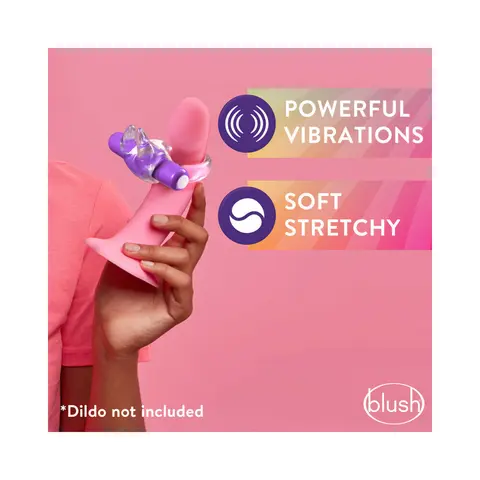 Play with Me Bull Vibrating C-Ring in Purple