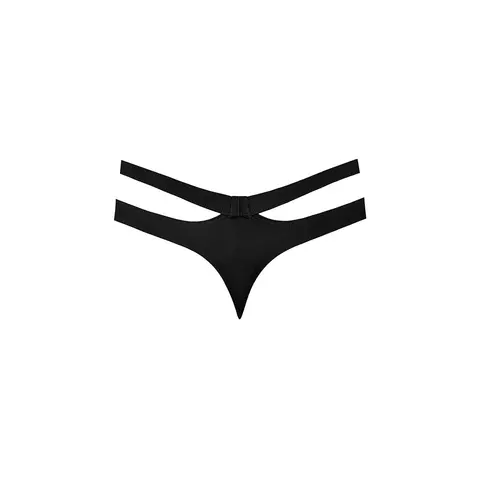 Male Power Eco Cozy Cutout Thong Black L/XL