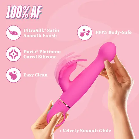 Aria Naughty AF 2.0 Rechargeable Vibe Plum