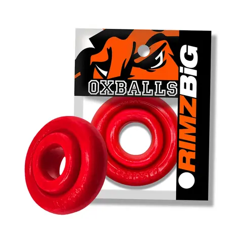 Oxballs Rimz Big Single Ring in Red