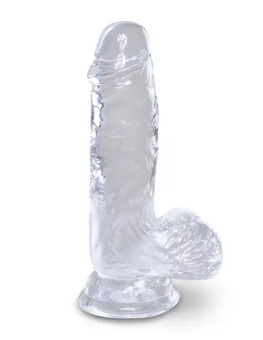 King Cock Clear 5" Cock with Balls