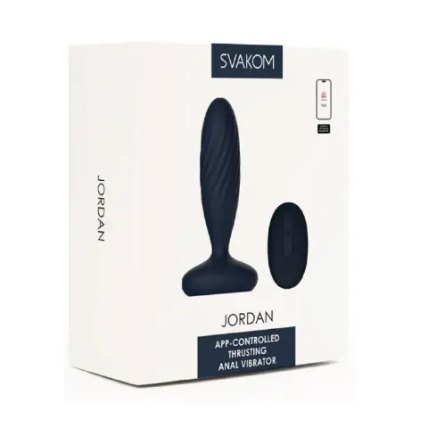 Svakom Jordan App-Controlled Thrusting Anal Vibrator