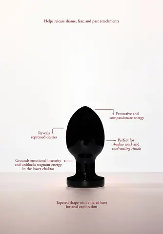 Chakrubs Xaga Root Obsidian Plug