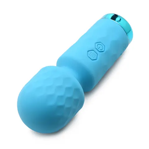 BANG! 10X Mini Silicone Wand in Blue