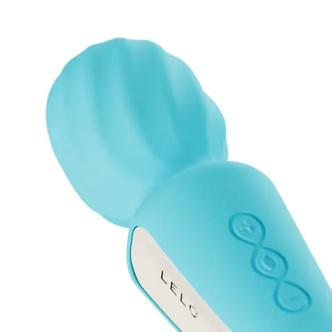 LELO SWITCH Double-Sided Wand Vibrator in Aqua