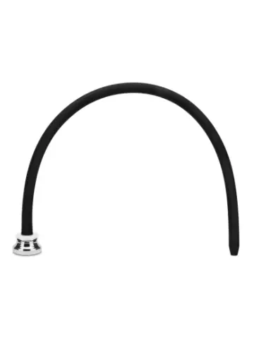 black anal douche with bottle adapter