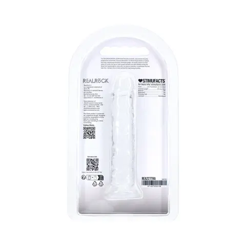 Realrock Realistic Dildo 5 in. Transparent