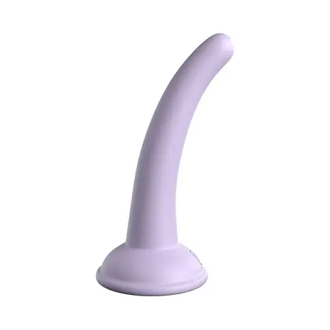 Dillio Platinum Collection Curious Five 5 in. Silicone Dildo in Purple