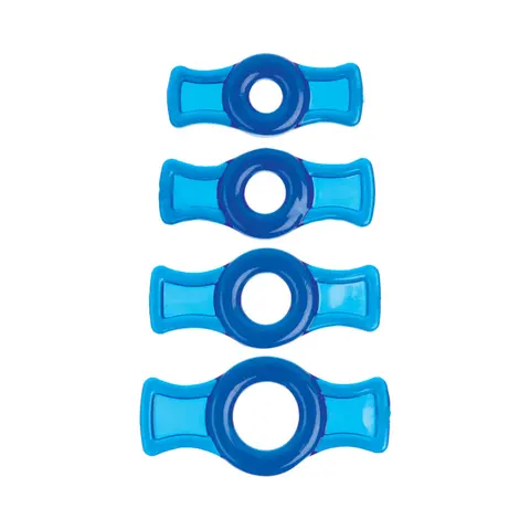 TitanMen - Cock Ring Set in Blue