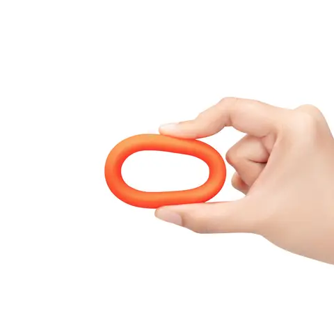 b-Vibe Snug Ring 40mm Snug Fit Silicone C-Ring in Orange