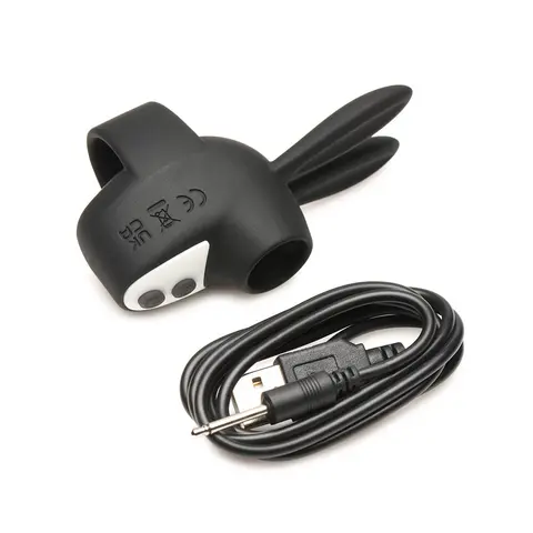 Shegasm Sucky Bunny Clit Stimulator in Black