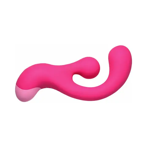 BANG! Gyro Rabbit Silicone Vibrator in Pink