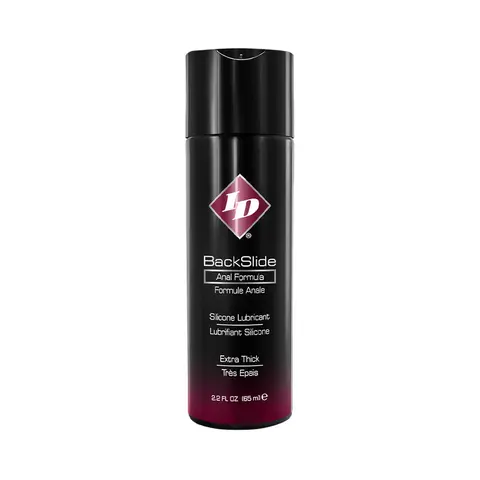 ID BackSlide Silicone Anal Lubricant 2.2oz Flip Cap Bottle