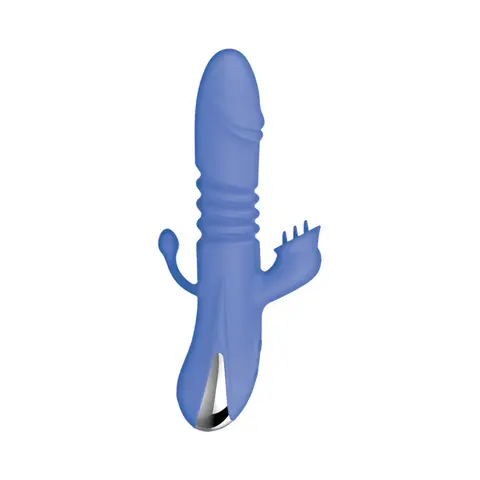 Intruder Heat Up Thruster with Tickler in Blue
