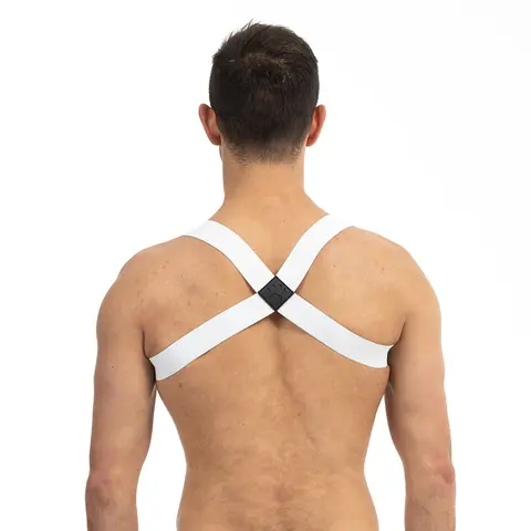 Prowler RED Sports Harness White S/M
