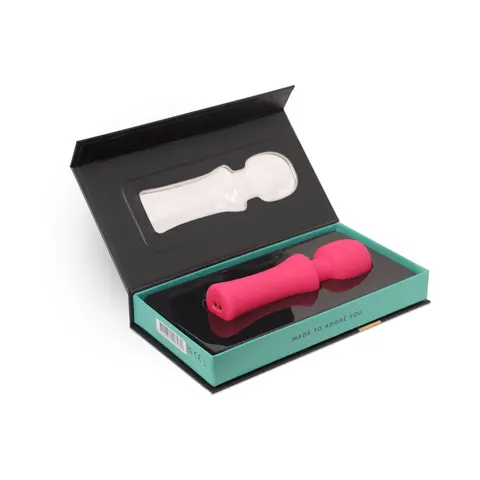Nu Sensuelle Adore XLR8 Wand with Heat in Hot Pink