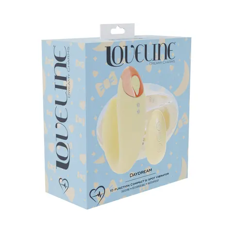 LoveLine Daydream AirTapTech Rechargeable Vibrator in Yellow
