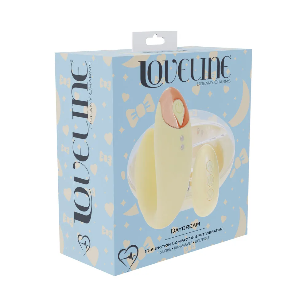 LoveLine Daydream AirTapTech Rechargeable Vibrator in Yellow