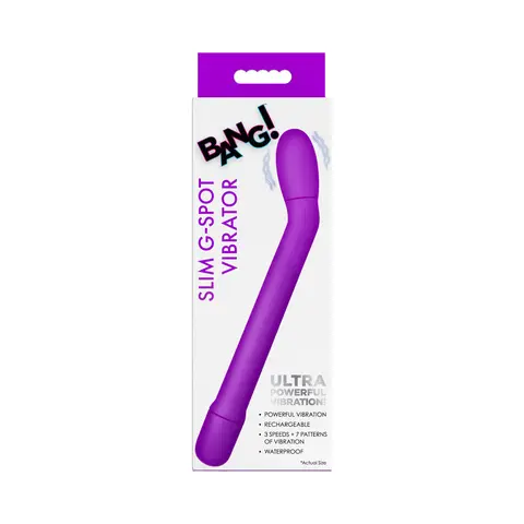 BANG! Slim G-Spot Vibrator in Purple
