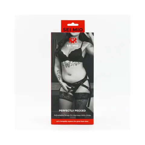 SEI MIO Perfectly Pegged Beginners Strap-On Harness and 5 in. Dildo