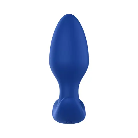 Forto Vibrating Anal Plug in Blue