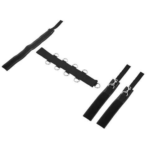 Sportsheets Adjustable Neoprene Neck & Wrist Restraint Black