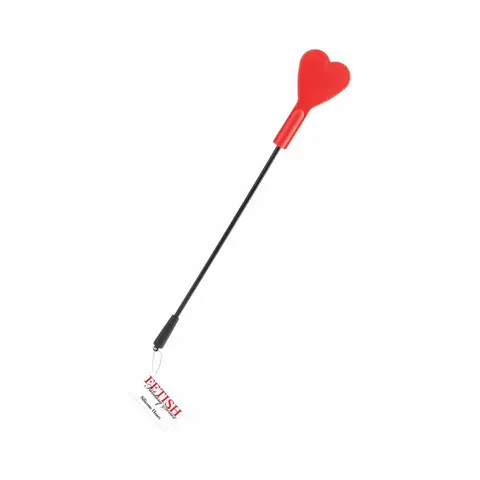 Fetish Fantasy Series Silicone Heart Crop Red