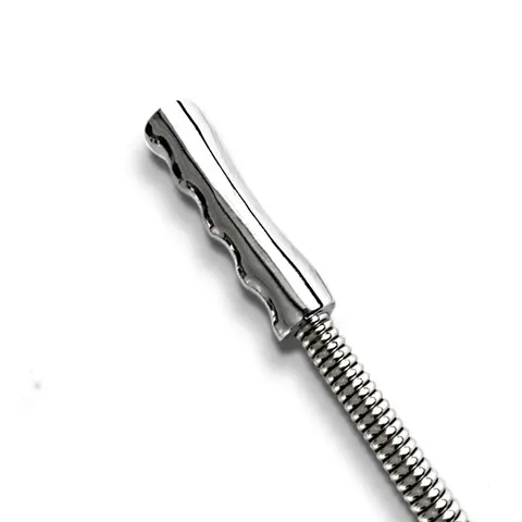 Nixie Metal Riding Crop Flaming Heart