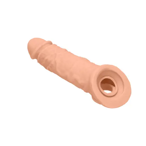 RealRock Skin 8 in. Penis Extender Sling in Beige