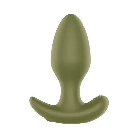 Forto Vibrating Anal Plug in Green
