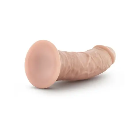 Dr. Skin Glide Realistic 8 in. Self-Lubricating Dildo in Beige