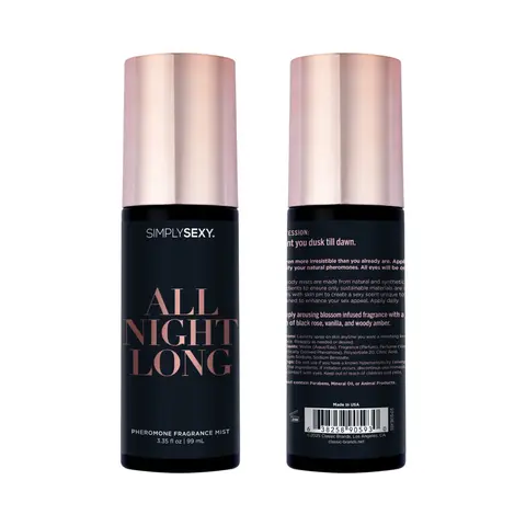 Simply Sexy Pheromone Body Mist All Night Long 3.35 oz.