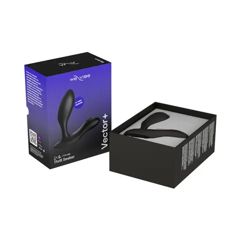 We-Vibe Vector+ Dual Stimulation Prostate Massager Charcoal Black