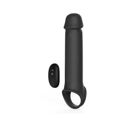 Adam & Eve Adam's XL Vibrating Extension Silicone with Remote Control