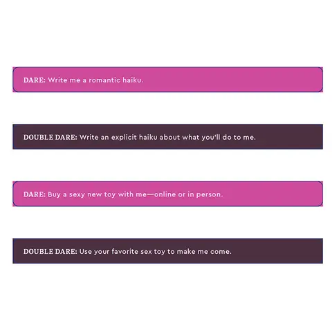 Sexy Dare or Double Sexy Dare: Pick-a-Stick