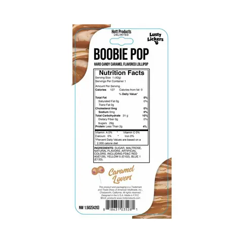 Boobie Pop Caramel Lovers
