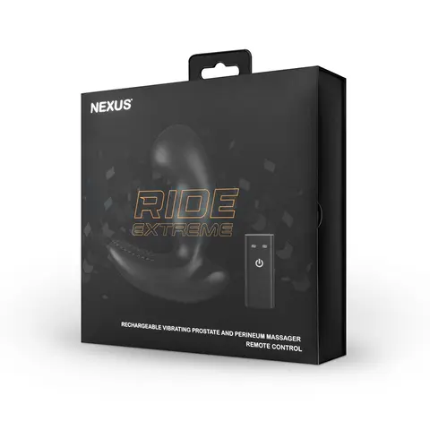 Nexus Ride Extreme Remote Control Prostate Dual Motor Vibrator Black
