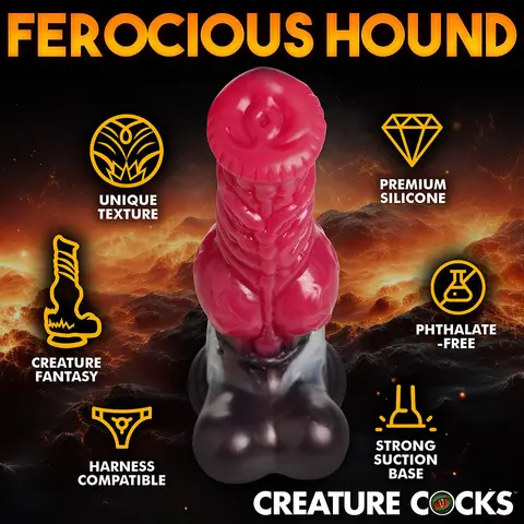 Creature Cocks Cujo Canine Silicone Dildo L