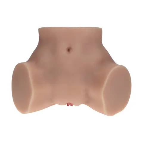 Xkin Bodyforms Valentina Vellure Dual Entry Vibrating Masturbator Tan