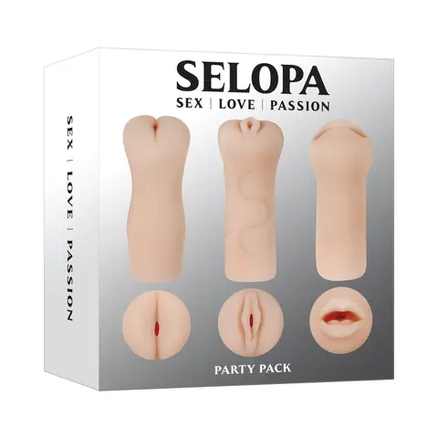 Selopa Party Pack 3-Piece Stroker Pack in Light
