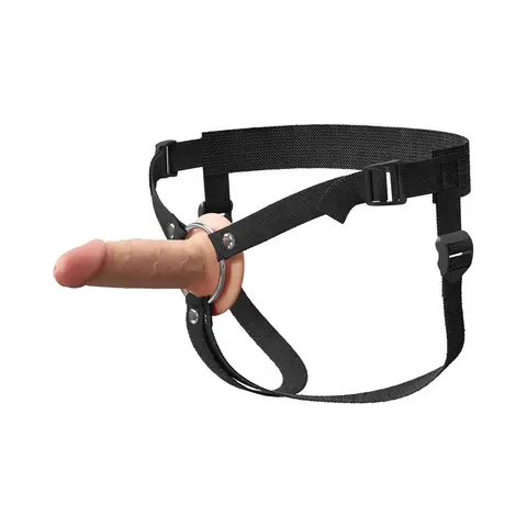 Fantasy X-Tensions Elite Silicone Hollow Strap-On Dual Density 5 in. in Light