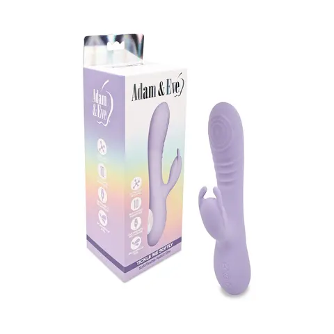 Adam & Eve Tickle Me Softly Soft Flexible Rabbit Vibe