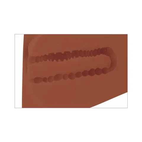 PDX Plus EZ Bang Torso Dual Entry Masturbator in Brown