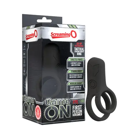 Screaming O First Person Screamer Vibrating Ring in Grey