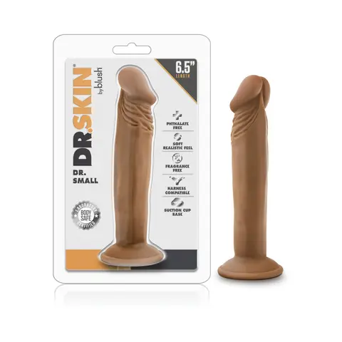 Dr. Skin Dr. Small Realistic 6.5 in. Dildo in Tan