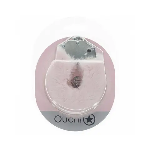 Ouch! Heavy-Duty Fluffy Handcuffs Powder in Pink