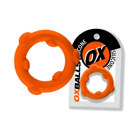Oxballs Spinner Single Silicone Ring in Orange