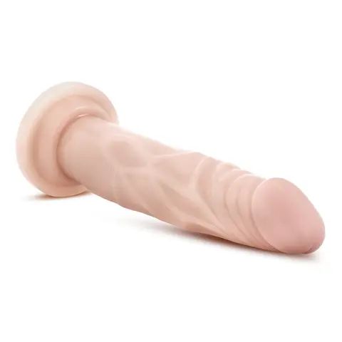 Dr. Skin Silicone Dr. Carter Realistic 7 in. Posable Dildo in Beige