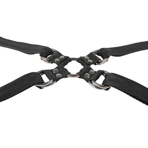 Sportsheets Velvet Noir Adjustable Hog Tie & Cuff Set